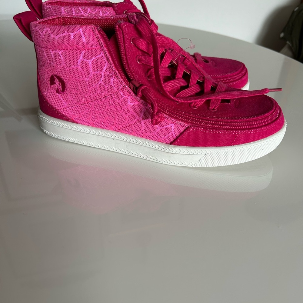 Kids Pink High-Top Sneakers